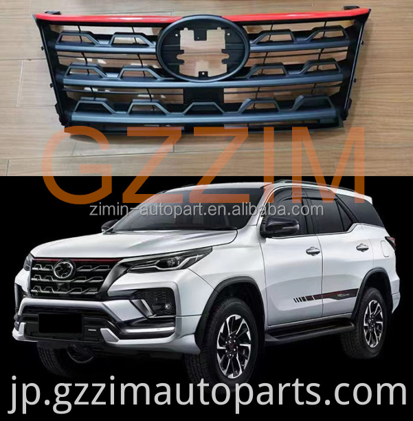 New Ariival plastic front TR D sport grille For Fortuner 2021 year